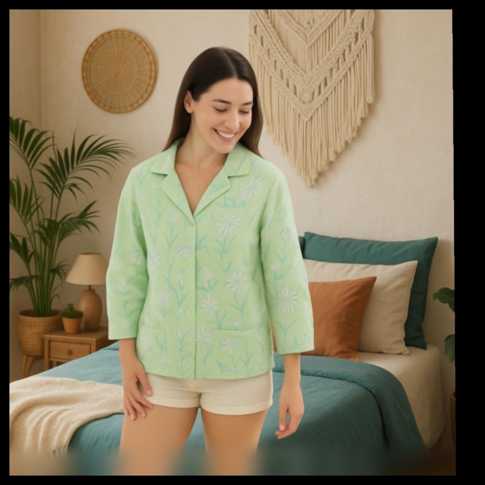 Lilly Pulitzer Oversized Pajama Top Only Lilly’s House Size Small●